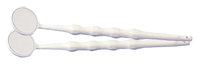 Brillant Einmalmundspiegel - weiß Gr. 4, Ø 19 mm