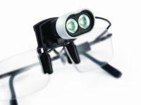 headlight LED - ohne Brille, mit Clip 